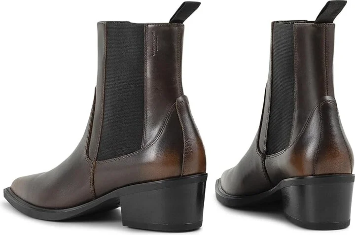Vagabond Shoemakers Kelsey Leather Chelsea Bootie Women's Boots Brown : EU 39 (US Women's 9) M - Image 3