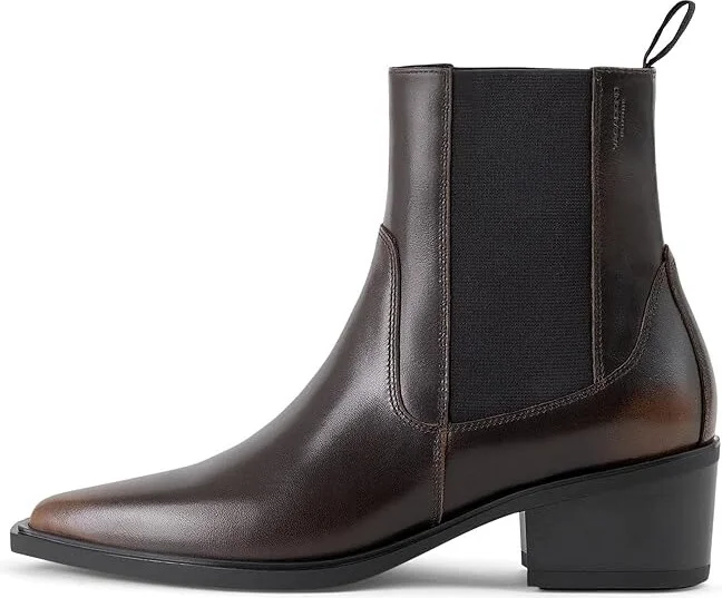 Vagabond Shoemakers Kelsey Leather Chelsea Bootie Women's Boots Brown : EU 39 (US Women's 9) M - Image 4