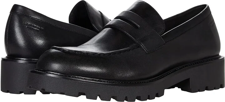 Vagabond Shoemakers Kenova Leather Penny Loafer Women's Shoes Black 1 : EU 40 (US Women's 10) M