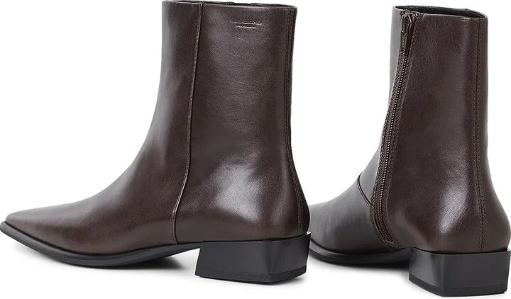 Vagabond Shoemakers Nella Leather Bootie Women's Shoes Chocolate : EU 40 (US Women's 10) M, Leather/Rubber - Image 2
