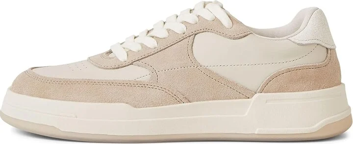 Vagabond Shoemakers Selena Suede/Leather Sneaker Women's Shoes Off-White/Cream : EU 41 (US Women's 11) M, Leather/Rubber/Suede - Image 3