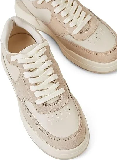 Vagabond Shoemakers Selena Suede/Leather Sneaker Women's Shoes Off-White/Cream : EU 41 (US Women's 11) M, Leather/Rubber/Suede - Image 4