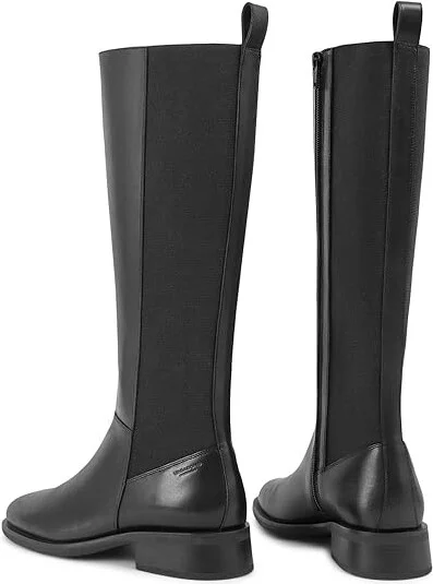 Vagabond Shoemakers Sheila Elastic Tall Boots Women's Boots Black : EU 39 (US Women's 9) M, Leather - Image 3