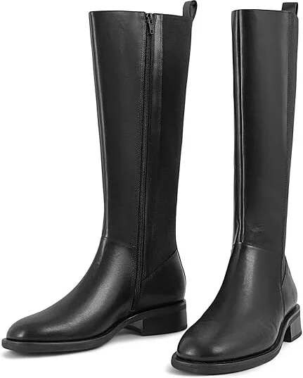 Vagabond Shoemakers Sheila Elastic Tall Boots Women's Boots Black : EU 39 (US Women's 9) M, Leather