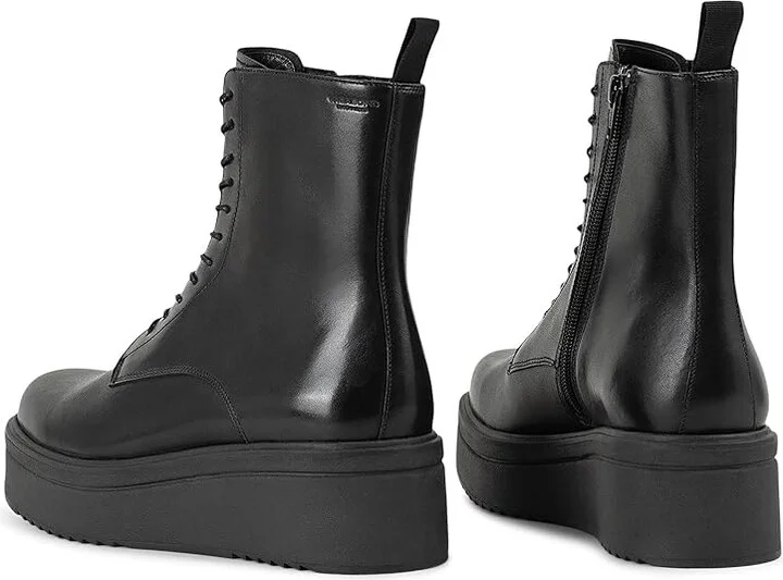 Vagabond Shoemakers Tara Lace Up Leather Bootie Women's Boots Black : EU 36 (US Women's 6) M - Image 3