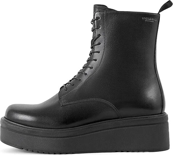 Vagabond Shoemakers Tara Lace Up Leather Bootie Women's Boots Black : EU 36 (US Women's 6) M - Image 4