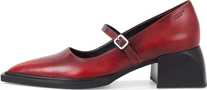Vagabond Shoemakers Vivian Polish Leather Mary Jane Women's Shoes Red : EU 36 (US Women's 6) M - Image 3