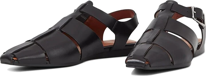 Vagabond Shoemakers Wioletta Leather Fisherman Women's Sandals Black : EU 39 (US Women's 9) M, Leather/Rubber