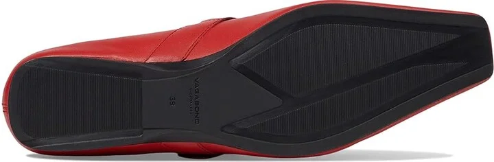 Vagabond Shoemakers Wioletta Leather Maryjane Flat Women's Shoes Bright Red : EU 41 (US Women's 11) M - Image 3