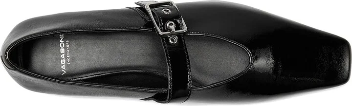 Vagabond Shoemakers Wioletta Patent Leather Mary Jane Flats Women's Flat Shoes Black : EU 37 (US Women's 7) M - Image 2