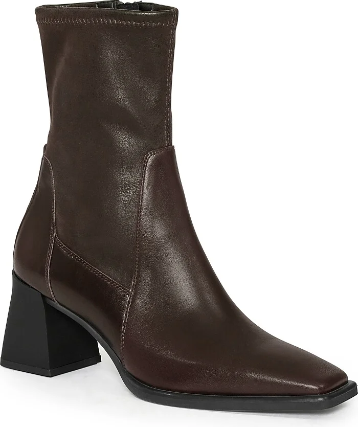 Vagabond Shoemakers Women's Hedda Square Toe Block Heel Ankle Boots