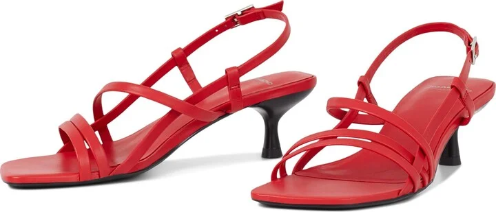 Vagabond Shoemakers Women's Jonna Leather Strappy Kitten Heel Sandals Heeled