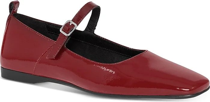 Vagabond Women's Delia Square Toe Ankle Strap Flats