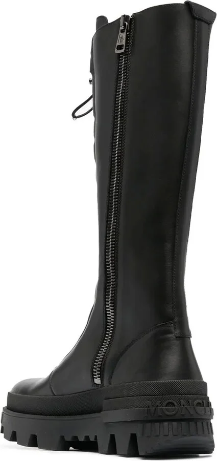 Vail leather elasticated-detail boots - Image 3
