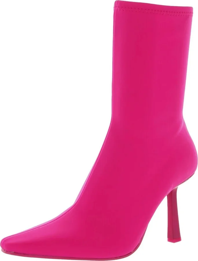 Vakay VAKA01S1 Boots Women's 7.5 Pink Stiletto Heel Booties ZPO3450