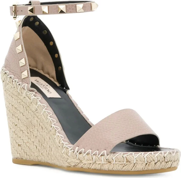 Val Rockstud 105 Wedge Espadrille Sandal - Image 3