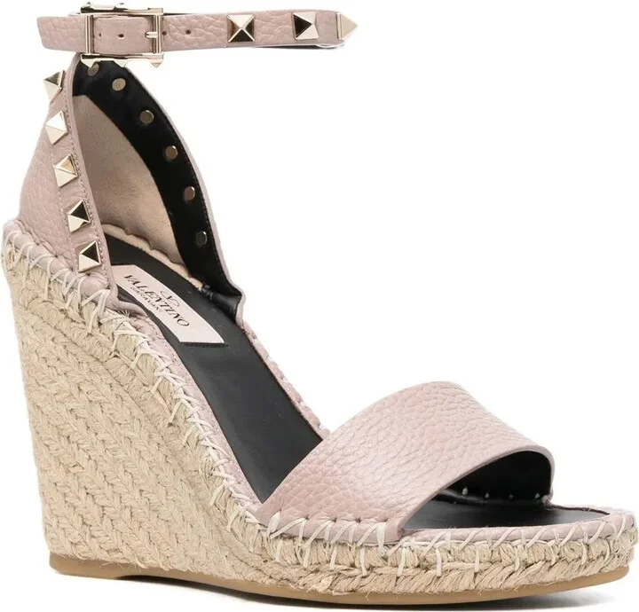 Val Rockstud 105 Wedge Espadrille Sandal - Image 4