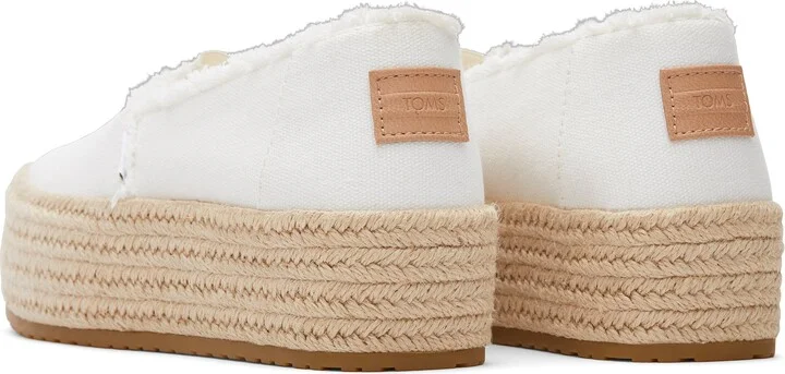 Valencia Canvas Platform Espadrille Slip On - Image 3