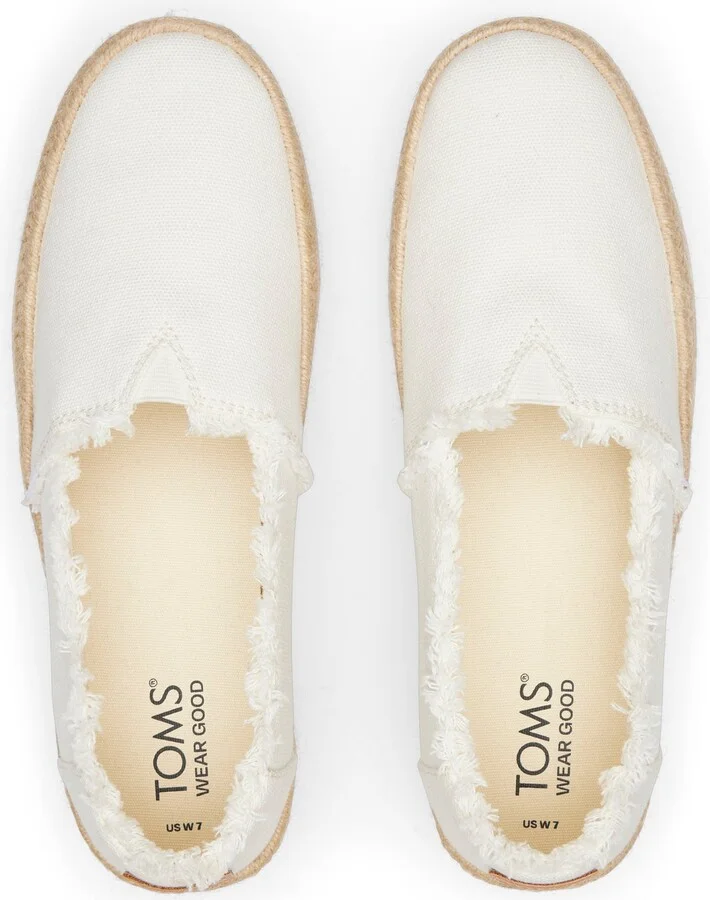 Valencia Canvas Platform Espadrille Slip On - Image 4