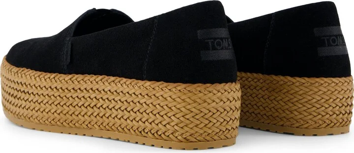 Valencia Suede Espadrille Platform Espadrille Slip On - Image 4