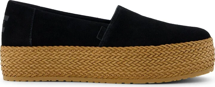 Valencia Suede Espadrille Platform Espadrille Slip On