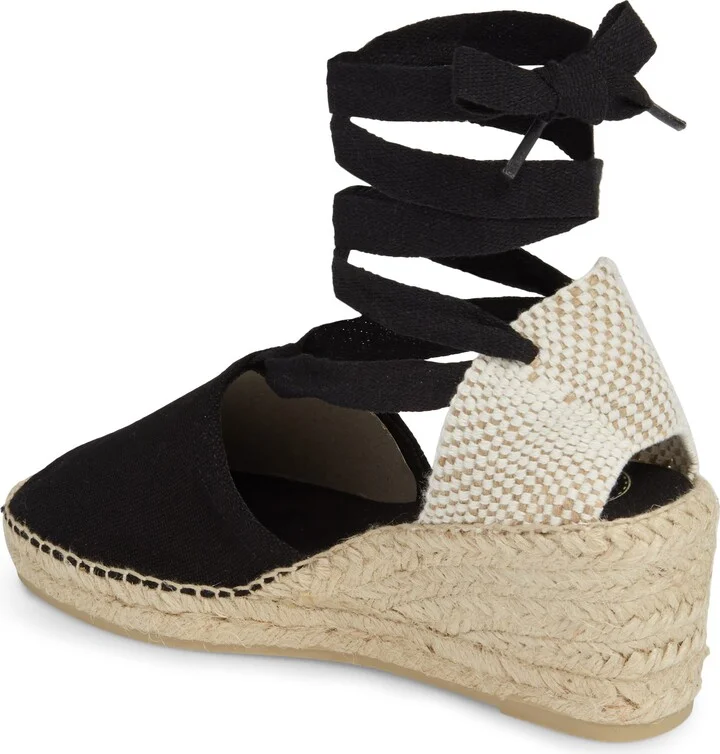 Valencia Wraparound Espadrille Wedge - Image 2