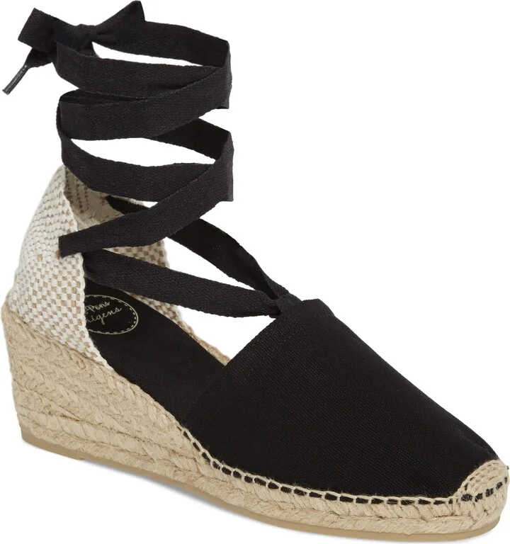 Valencia Wraparound Espadrille Wedge