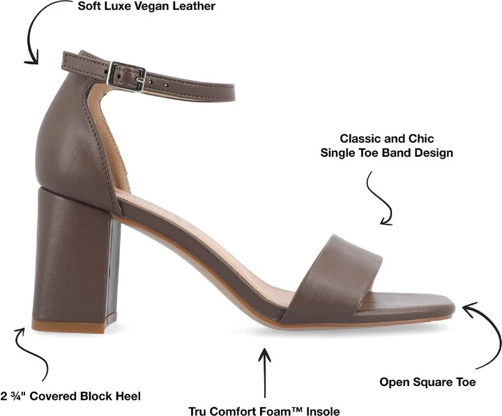 Valenncia SuperNatural Shades Tru Comfort Foam Open Square Toe Ankle Strap Sandal - Image 11