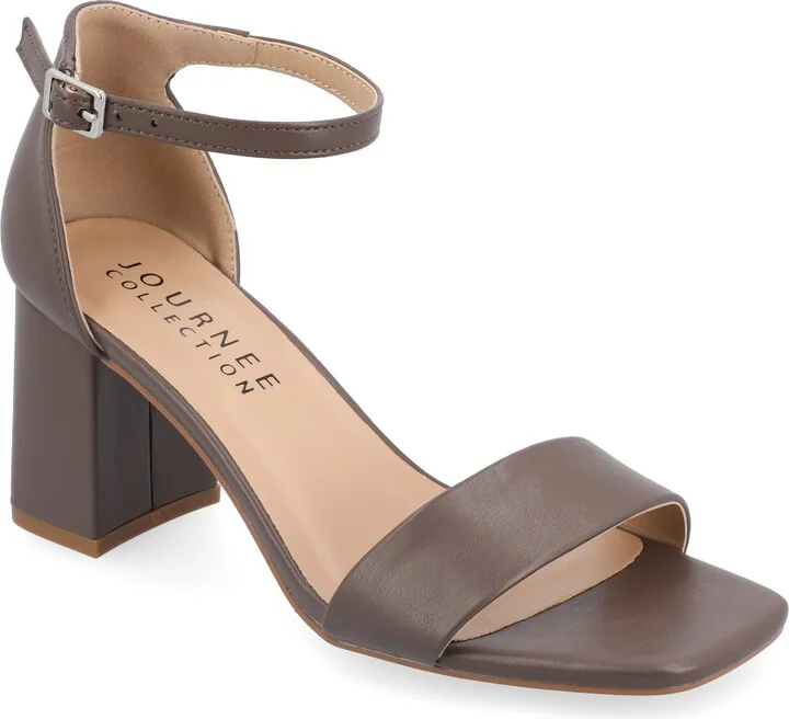 Valenncia SuperNatural Shades Tru Comfort Foam Open Square Toe Ankle Strap Sandal