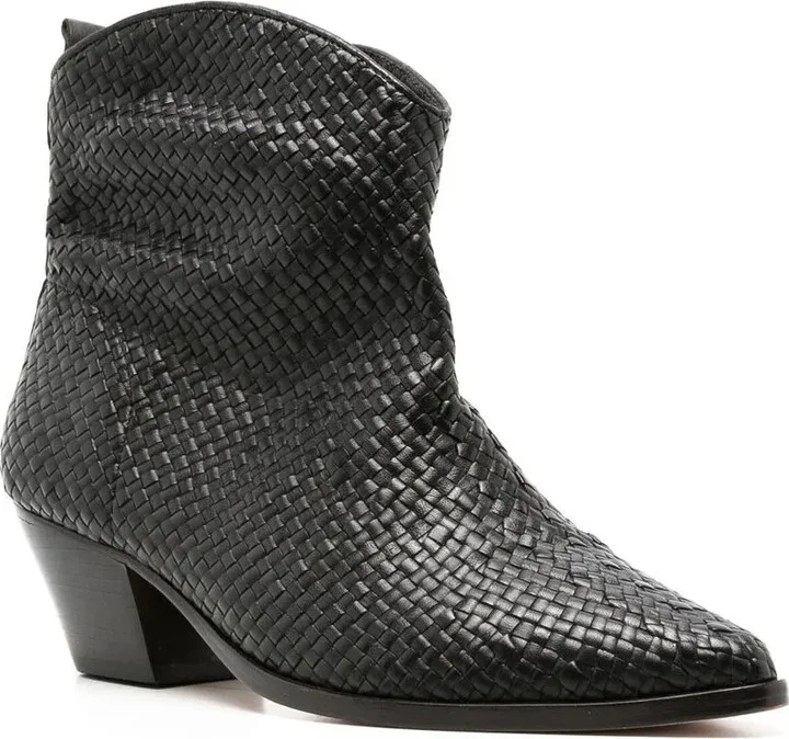 Valentina interwoven leather boots - Image 2