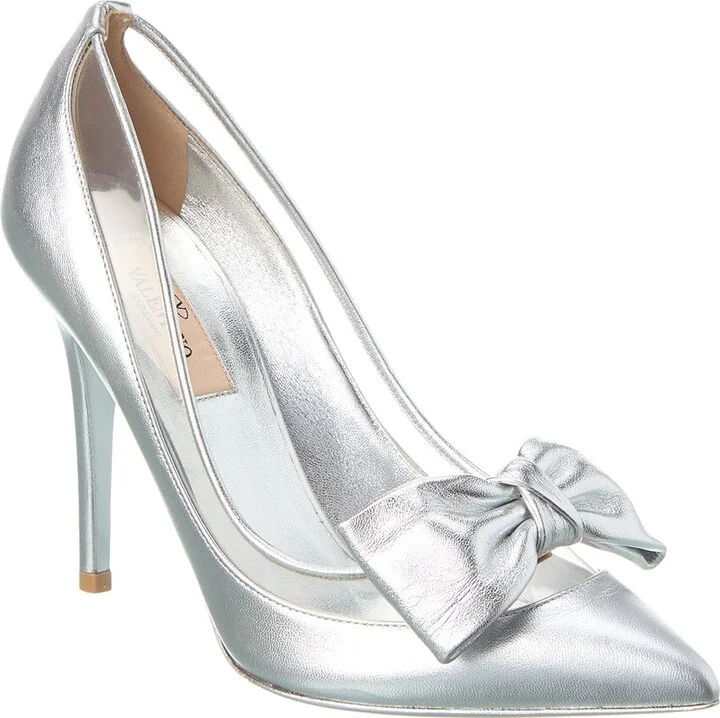 Valentino 100 Vinyl & Leather Pump