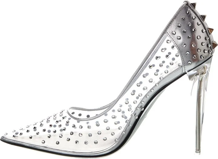 Valentino 110 Vinyl & Leather Pump - Image 2