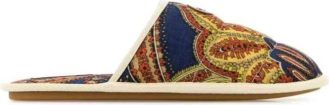 Valentino All-Over Patterned Slip-On Slides
