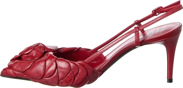 Valentino Atelier 03 Rose Edition 80 Leather Slingback Pump - Image 2