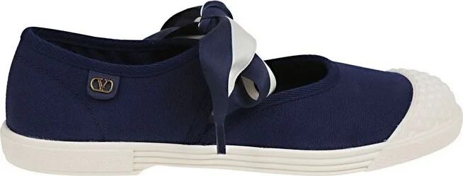 Valentino Bay By Bay Round Toe Ballerina Sneakers