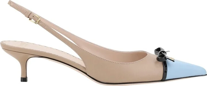 Valentino Bepointy Leather Slingback Pump - Image 2