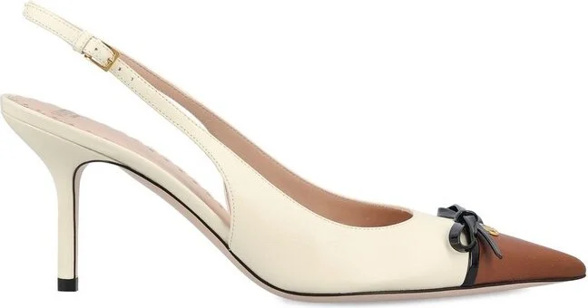 Valentino Bow Detailed Pointed Toe Pumps