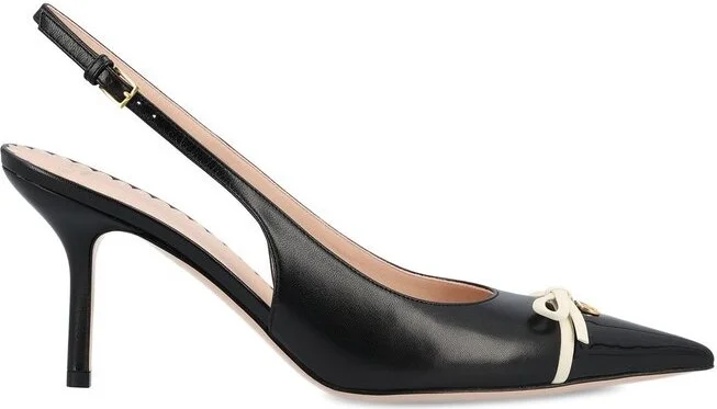 Valentino Bow Detailed Pointed Toe Pumps