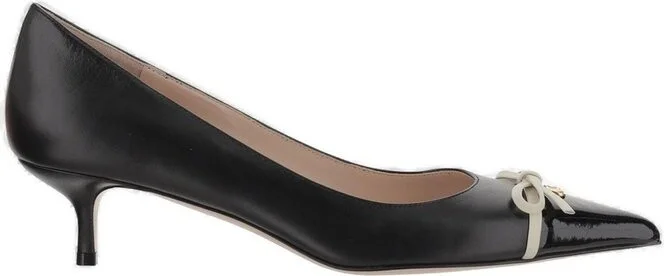 Valentino Bow Detailed Pointed Toe Pumps
