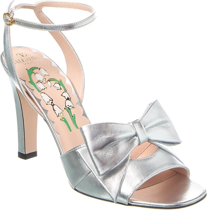 Valentino Bowow 100 Leather Sandal
