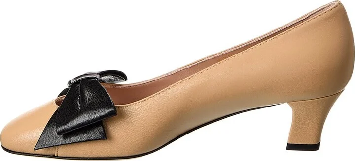 Valentino Bowow 45 Leather Pump - Image 2