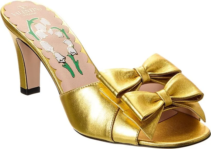 Valentino Bowow 80 Leather Sandal