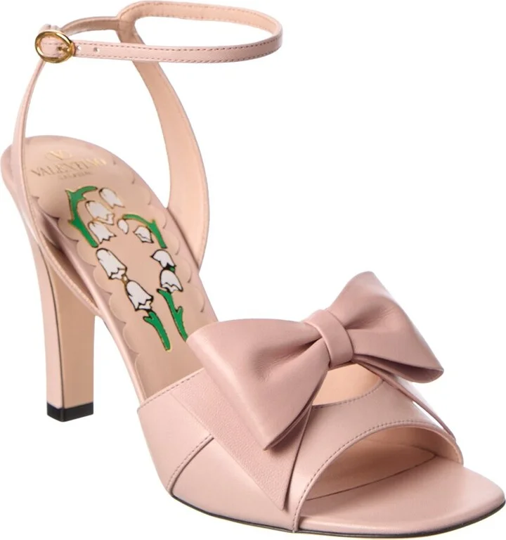 Valentino Bowow 95 Leather Sandal