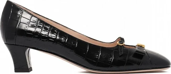 Valentino Bowow Décolleté Square Toe Pumps