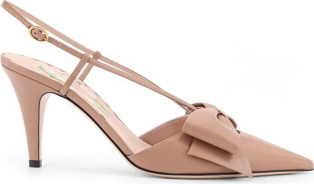 Valentino Bowow Pointed Toe Pumps