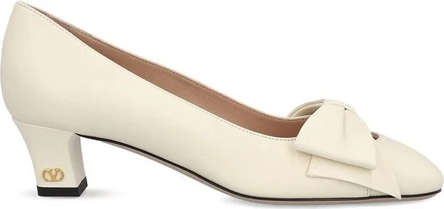 Valentino Bowow Round Toe Pumps