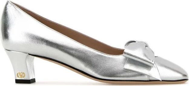 Valentino Bowow Square Toe Pumps