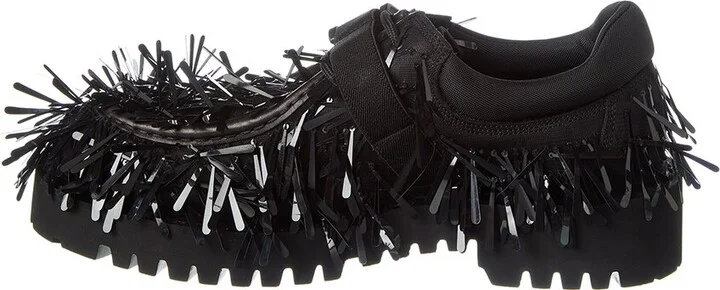 Valentino Canvas & Leather Oxford - Image 2