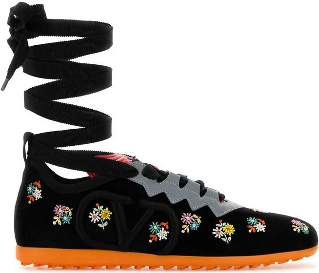 Valentino Chromathon Lace-Up Sneakers