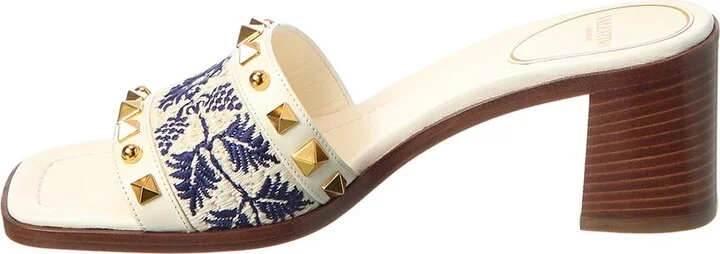 Valentino County 60 Leather Sandal - Image 2